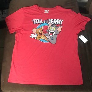 NEW! Red Tom and Jerry T-Shirt
